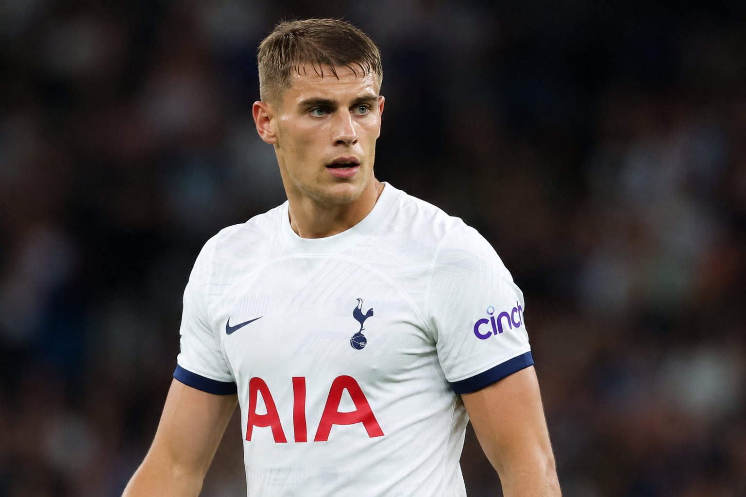 Micky van de Ven in Tottenham Jersey
